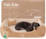 Cooling Orthopedic Dog Bed for Medium Dogs, Memory Foam, Washable Cover