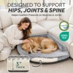 Corner Dog Bed for Large Dogs, 39" Large Fluffy Orthopedic Pet Beds - Image 2