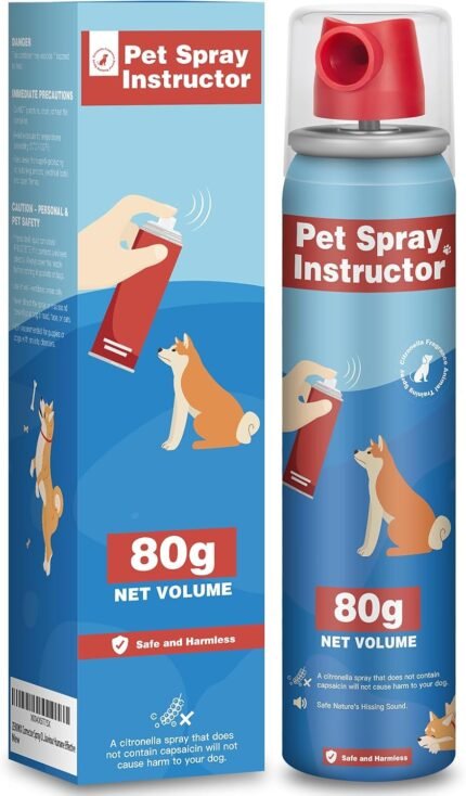Corrector Spray Dog Trainer - 80ml Professional Dog Corrector Spray for Stops Barking, Jumping, Aggression & Unwanted Behaviors, Safe, Humane & Effective