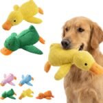 Cute Plush Squeaky Dog Toy, Bite Resistant Comfort Buddy for Daily Play