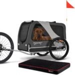 DOGGYHUT® Premium Pet Bike Trailer with Mattress