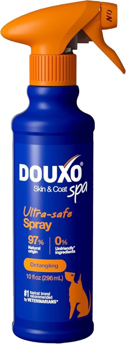 DOUXO SPA Dog Detangler Spray, 10 fl oz