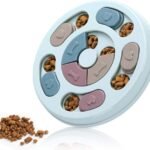 DR CATCH Dog Puzzle,Dogs Food Toys for IQ Training & Mental Enrichment,Dog Treat Puzzle(Blue)
