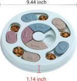 DR CATCH Dog Puzzle,Dogs Food Toys for IQ Training & Mental Enrichment,Dog Treat Puzzle(Blue) - Image 2
