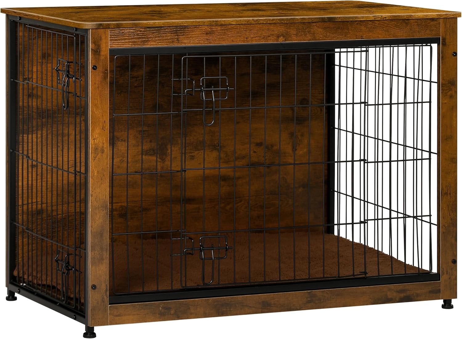 DWANTON 38.5″ XL Dog Crate Furniture with Cushion, Large Dog Kennel Indoor DWANTON 38.5″ XL Dog Crate Furniture with Cushion, Large Dog Kennel Indoor
