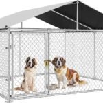 DWVO 10’x10′ Outdoor Dog Enclosure with Roof