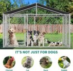 DWVO 7.5'x7.5' Outdoor Dog Enclosure with Roof - Image 2