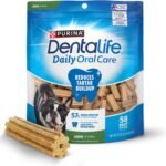 Dentalife Purina Daily Oral Care Dental Dog Treats for Small Dogs, 58 ct