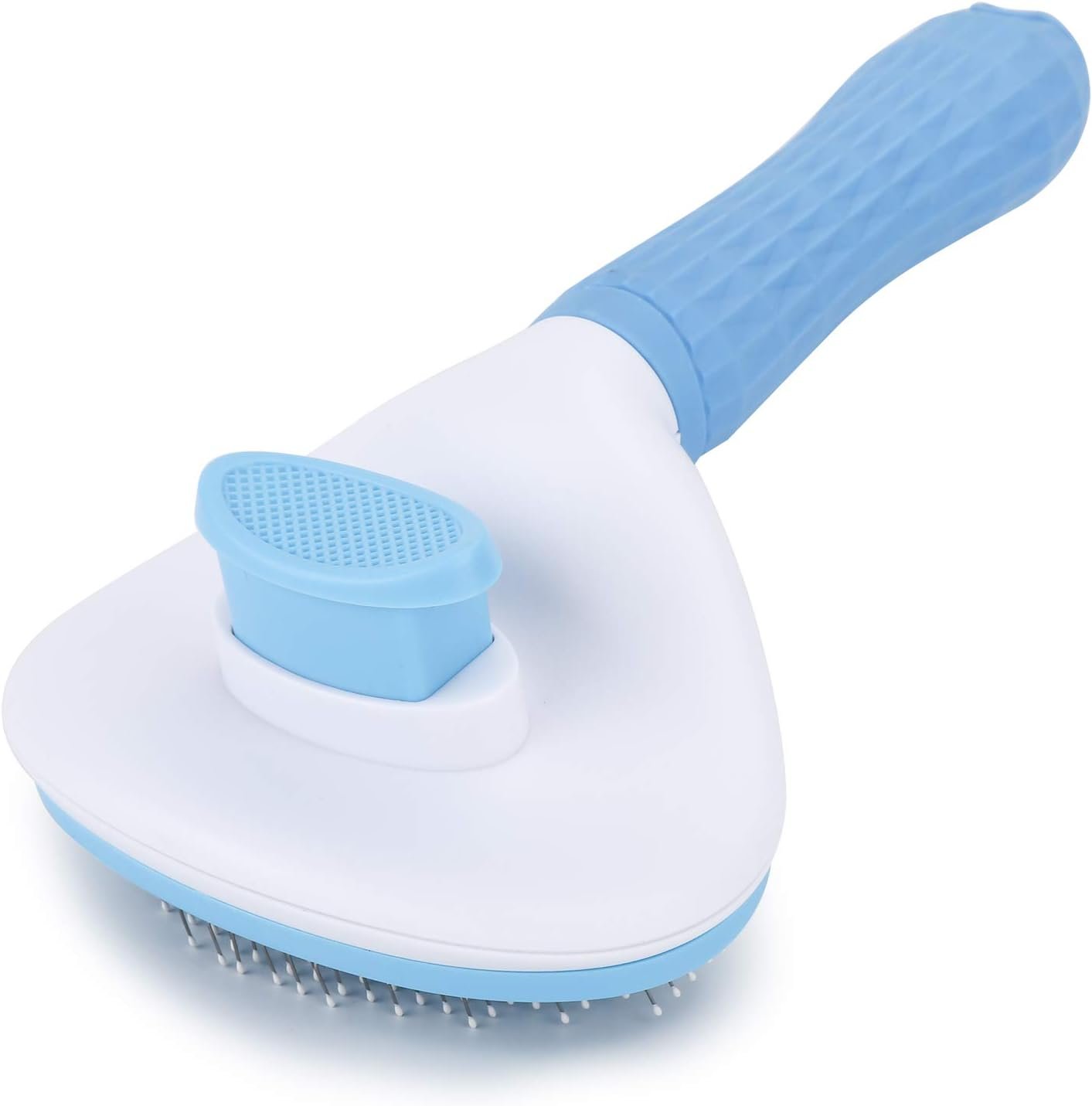 Depets Self Cleaning Slicker Brush, Dog Cat Bunny Pet Grooming Shedding Brush – Easy to Remove Loose Undercoat, Pet Massaging Tool Suitable for Pets with Long or Short Hair Depets Self Cleaning Slicker Brush, Dog Cat Bunny Pet Grooming Shedding Brush – Easy to Remove Loose Undercoat, Pet Massaging Tool Suitable for Pets with Long or Short Hair