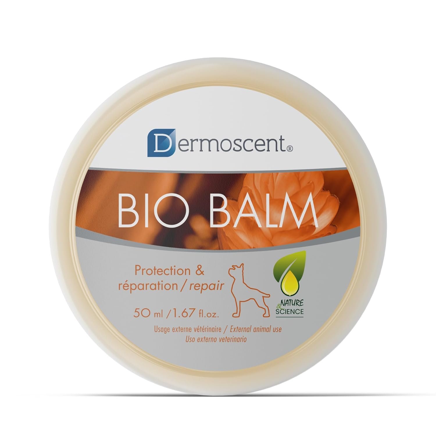 Dermoscent BIO BALM Dog Paw Balm Nose Balm Dry Cracked Skin 50 ml Dermoscent BIO BALM Dog Paw Balm Nose Balm Dry Cracked Skin 50 ml