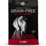 Diamond Naturals Grain Free Real Meat Recipe Premium Dry Dog Food With Real Pasture Raised Beef 5Lb