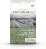 Diamond Naturals Large Breed Adult Dry Dog Food, Lamb Meal & Rice, 40lb