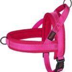 Didog No Pull Dog Harness for Medium Dogs, Breathable Mesh, Hot Pink, M