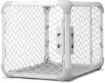 Diggs Evolv Modular Dog Crate for Dogs 18-22" Tall, Ash, Intermediate