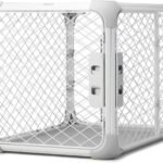 Diggs Evolv Modular Dog Crate for Dogs 18-22″ Tall, Ash, Intermediate