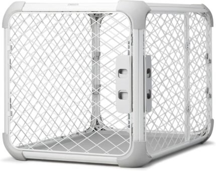 Diggs Evolv Modular Dog Crate for Dogs 18-22" Tall, Ash, Intermediate