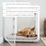 Diggs Evolv Modular Dog Crate for Dogs 18-22" Tall, Ash, Intermediate - Image 2