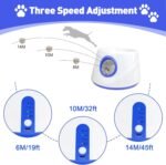 Dog Ball Launcher - Automatic Ball Thrower for Dogs, 3 Adjustable Distance Settings Dog Ball Thrower, Indoor Outdoor Interactive Fetch Machine Dog Toys for Small/Medium Sized Dog - Image 2