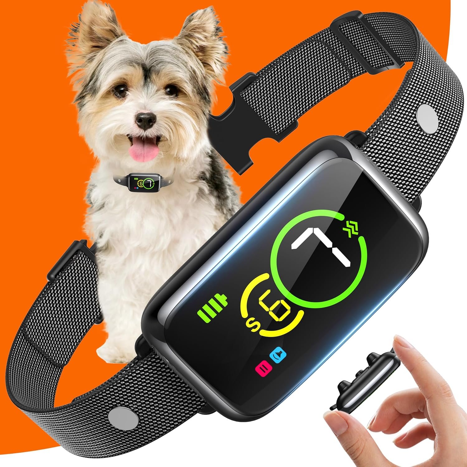 Dog Bark Collar, Smart Anti Barking Device for Dogs with Fast Bark Recognition, Beep & Vibration Barking Collar | Help Turn Barking Chaos into Quiet Comfort for Small Medium Large Dogs Dog Bark Collar, Smart Anti Barking Device for Dogs with Fast Bark Recognition, Beep & Vibration Barking Collar | Help Turn Barking Chaos into Quiet Comfort for Small Medium Large Dogs