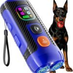 Dog Bark Deterrent Devices, Anti Barking Device for Dogs – Dual Ultrasonic (Fixed 25 kHz/Adaptive 20-30 kHz), Up to 50 FT Bark Control, Humanely Stops Neighbor’s & Own Dog Barking (Blue)