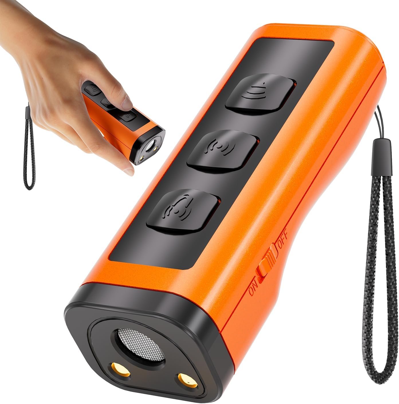 Dog Bark Deterrent Devices Rechargeable Anti-Barking Device for Dogs 50ft Long Range Ultrasonic Correct Your Dog’s Bad Behavior at the Push of aButton Better Than Shock Collars or Dog Training Collars Dog Bark Deterrent Devices Rechargeable Anti-Barking Device for Dogs 50ft Long Range Ultrasonic Correct Your Dog’s Bad Behavior at the Push of aButton Better Than Shock Collars or Dog Training Collars