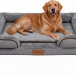 Dog Bed with Reusable Potty Pad – 44″ x 31″ x 6.2″