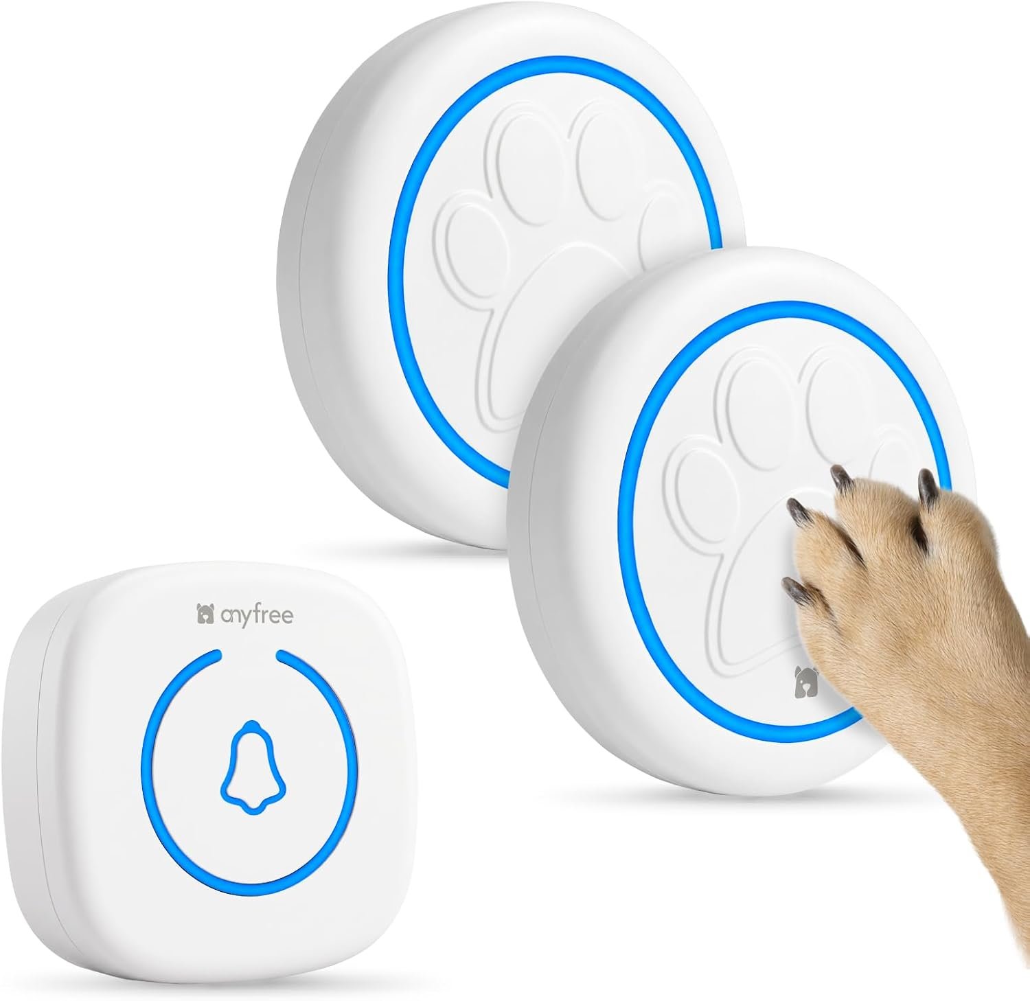 Dog Bells for Door to Train Dogs to Go Outside Wireless Touch Dog Door Bell Dog Bells for Door to Train Dogs to Go Outside Wireless Touch Dog Door Bell