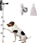 Dog Bells to Go Outside, Potty Training Bell, Handmade, Adjustable