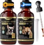 Dog Calming & Melatonin Drops, Day & Night Calm Support Set for Anxiety