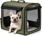 Dog Car Carrier Light Weight 24×17.7×20.5in, Foldable Dog Carrier, Green
