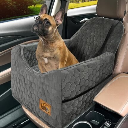 Dog Car Seat for Small Medium Dogs, Memory Foam Dog Booster Seat, 35 lbs
