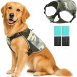 Dog Cooling Vest Harness 4 PCM Ice Packs Up to 3+ Hours