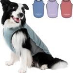 Dog Cooling Vest with Soft Stretchy Sun Protection,Misty Glade,XL