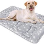 Dog Crate Bed Mat (36″ X 23″), Soft Dog Bed Pad Mat with Cute Stars