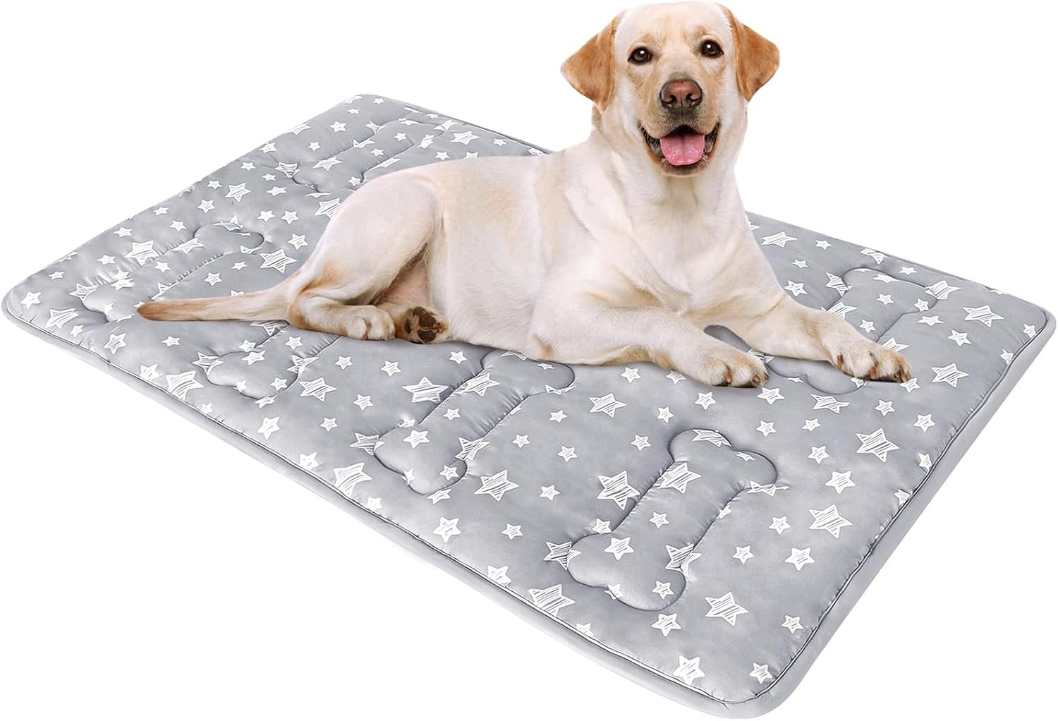 Dog Crate Bed Mat (36″ X 23″), Soft Dog Bed Pad Mat with Cute Stars Dog Crate Bed Mat (36″ X 23″), Soft Dog Bed Pad Mat with Cute Stars