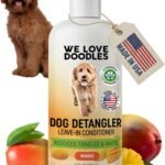Dog Detangler Spray, Leave-in Conditioner Spray for Dogs, Mango, USA, 16 OZ