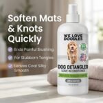 Dog Detangler Spray, Leave-in Conditioner Spray for Dogs, Unscented, 16 oz - Image 2