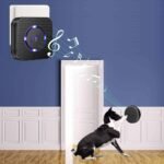 Dog Door Bell Wireless Doggie Doorbells for Potty Training with Waterproof Touch Button Dog Bells Included 2 Receivers and 4 Transmitters, Black - Image 2