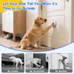 Dog Door Bell for Potty Training, IP55 Waterproof, 55 Ringtones, 0-115dB - Image 2
