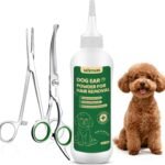 Dog Ear Hair Removal Tool with Ear Powder Kit