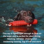 Dog Float Toy, Retriever Training Dummy, Floating Dog Toys for Water Fetch, Lightweight for Float on The Water Pool Fetch Rope, Interactive Pool Toy for Small to Large Dogs - Image 2