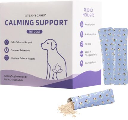 Dog Food Topper Powder, Calming Support, 30 Packets