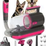 Dog Grooming Vacuum Kit, 1.2L, Dyson-Style Gray