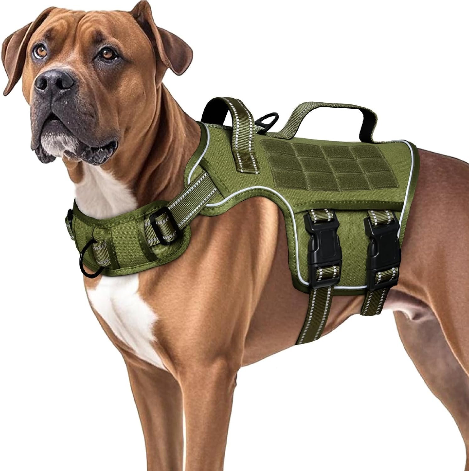 Dog Harness for Large Dogs, No Pull Tactical Vest with Front Clips Dog Harness for Large Dogs, No Pull Tactical Vest with Front Clips