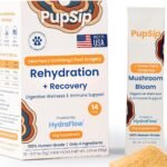 Dog Hydration Support – Helps During Stomach Upset, Vomiting & Diarrhea – Restores Appetite & Boost Energy with Electrolytes and Turkey Tail Mushroom, 14 Sticks