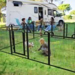 Dog Playpen Outdoor 16 Piece Panels Heavy Duty Dog Fence 40" Height - Image 2