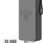 Dog Poop Bag Dispenser for Hanging Use, Grey Poop Bag Holder with Magnetic Closure, Includes 4 Rolls (60 Bags)