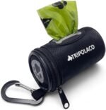 Dog Poop Bag Holder for Leash, Easy Release Poop Bag Dispenser