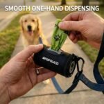 Dog Poop Bag Holder for Leash, Easy Release Poop Bag Dispenser - Image 2