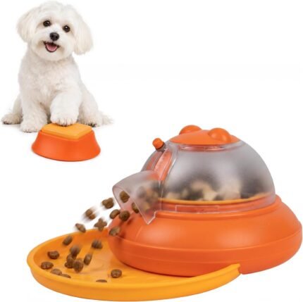 Dog Puzzle Feeder Toy, Slow Feeder Dog Bowls, Interactive IQ Training